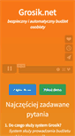 Mobile Screenshot of grosik.net
