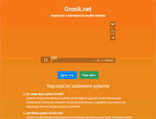 Tablet Screenshot of grosik.net